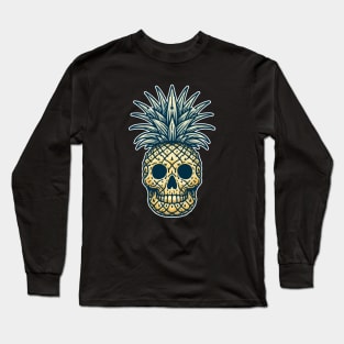 Skull Pineapple Long Sleeve T-Shirt